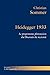 Heidegger 1933: Le programme platonicien du Discours du rectorat