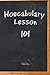 Hoecabulary Lesson 101