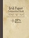 RPG Grid Paper Composition Book: Blank Quad Ruled Graph Paper for Role Playing Games Graph Paper Composition Notebook for Kids or Adults Create ... Write Narrations, Plan Campaigns,Gaming