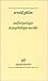 Anthropologie et psychologi...