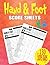 Hand and Foot Score sheets by Tonia