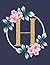 H: Monogram Initial Journal...