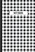 Notebook: Beautiful Modern Lined Paper Notebook Journal | Front: Black and White Gingham Pattern Design | Back: Gray Background | 120 pages 6”x9” | Awesome Gift for any Occasion