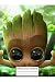 Composition Notebook: Cute Groot Guardian of the Galaxy Wide Ruled Blank Lined Themed Journal Paper 7.44 x 9.69 Inches 110 Pages