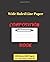 Composition book: Wide Ruled Line journal, 100 sheets 200 pages, size 7.5" x 9.25" (19.05 x 23.495 cm)