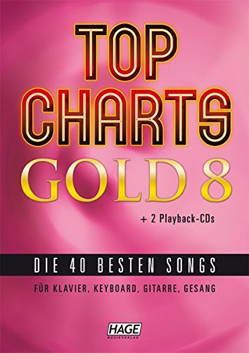 Top Charts Gold 8 mit 2 Playback CDs (Hardcover)
