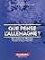 Que pense l'Allemagne ? - d...