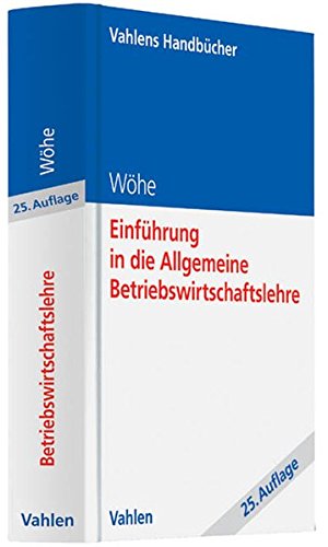 Einführung in die Allgemeine Betriebswirtschaftslehre (Hardcover)