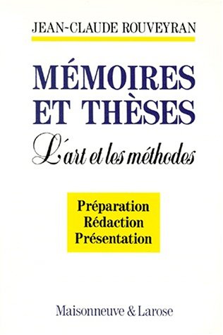 Mémoires et thèses (Paperback)