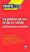 La poésie au XIXe et au XXe...