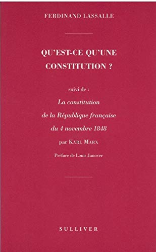 Qu'Est Ce Qu'Une Constitution ? (Paperback)