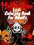 Halloween Coloring Book for...