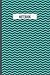 Notebook: Beautiful Modern Lined Paper Notebook Journal | Medium Dark Cyan Blue Chevron Pattern Design with Cyan Background | 120 pages 6”x9” | Awesome Gift for any Occasion
