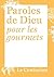 Paroles de Dieu pour les gourmets by Gerard Billon