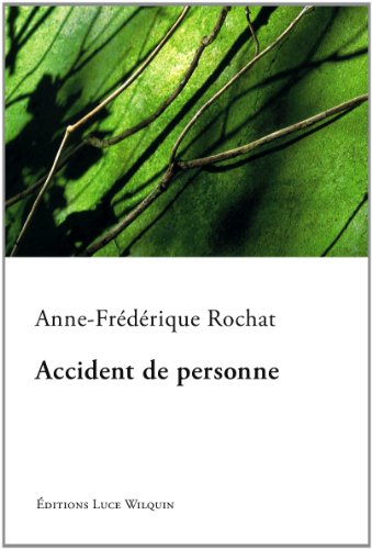 Accident de Personne (Paperback)