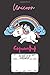 Unicorn Composition Book: f...