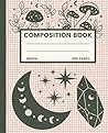 Mushroom Composition Notebook: Mushroom Notebook for School, Vintage Mushroom Notebook, 200 7.5x9.25 Graph Pages