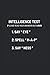 Intelligence Test Funny Per...
