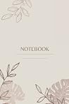 Notebook: Beige-color Notebook with Tropical leaf