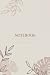 Notebook: Beige-color Notebook with Tropical leaf