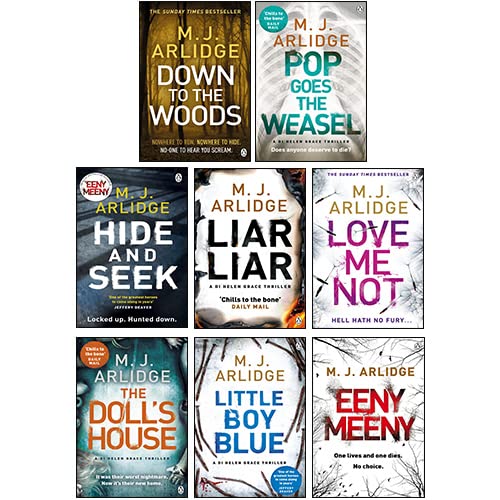 Detective Inspector Helen Grace Series Collection 8 Books Set By M. J. Arlidge (Little Boy Blue, Liar Liar, The Dolls House, Pop Goes the Weasel, Eeny Meeny, Hide and Seek & More)