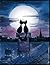 Romantic Cats in the Moonlight: College Ruled, 8.5"x11", Notebook, 100 Pages
