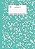 Marble Notebook A5: Turquoi...