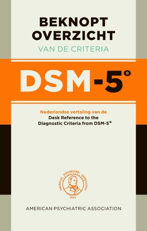 Beknopt overzicht van de criteria DSM-5 (Paperback)