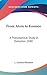 From Atom to Kosmos: A Theosophical Study in Evolution 1940