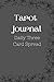 Lovely floral Daily Tarot Journal created to record Three Car... by Rochelle Roberts