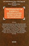 Transmisiones de empresas y modificaciones estructurales de sociedades