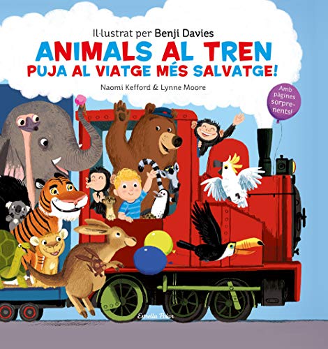 Animals al tren (Board book)