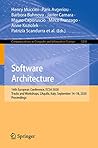 Software Architecture: 14th European Conference, ECSA 2020 Tracks and Workshops, L'Aquila, Italy, September 14–18, 2020, Proceedings (Communications in Computer and Information Science Book 1269)