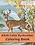 Large Print Adult Color By Number Coloring Book by Steven Russell
