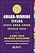 52 Award-Winning Titles Every Book Lover Should Read: A One Year Journal and Recommended Reading List from the American Library Association (52 Books Every Book Lover Should Read)