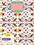 floral notebook, composition notebook: Graph Paper notebook 8.5 X 11 in" with divider Sheets | 1 Subject Quad Ruled 5 squares per inch, 120 pages | ... for girls and women, Science & Math Notebook