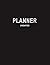 Planner Undated: Dark Grey Cover: 12 Months Calendar + Lined Notebook * 8.5 x 11 Inches * 300 Pages ***Undated Calendar Planner Series***