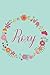Roxy: Personalized Name Journal Writing Notebook For Girls and Women Who Love Pink Flowers