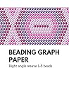 Beading graph paper: Right angle weave 1-5 beads (Beading resources)