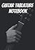 Guitar tablature notebook by Simone Ingram