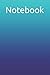 Ombre Notebook: Dot Grid Paper