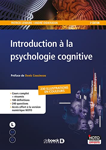 Introduction à la psychologie cognitive (Ouvertures psy-LMD) (French Edition)