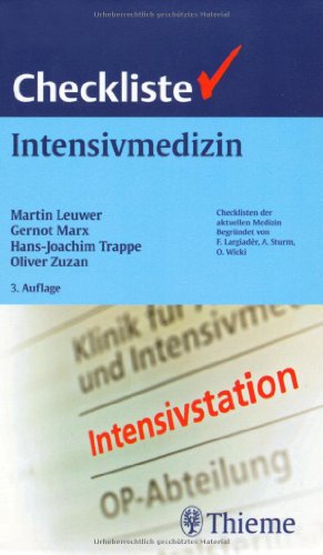 Checkliste Interdisziplinäre Intensivmedizin (Paperback)