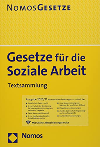 Gesetze Fur Die Soziale Arbeit: Textsammlung - Rechtsstand: 1. August 2020 (German Edition)