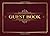 Guest Book: Guest Book, Red and golden color, Sign In Book for Business Banquet, Bridal Showers, Baby Shower, Graduation Party, Weddings, Birthdays, Retirement Parties & More