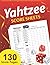Yahtzee Score Sheets: Large...