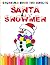 SANTA & SNOWMEN COLORING BO...