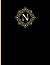 N: Gold Monogram Letter Lined Notebook (8.5 x 11 inches) (100 Pages) Gift for Student, Women, Men, Adults & Teens - Black & Gold - Composition Book, Journal, Diary - Writing & Notes - Great for School