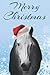 Merry Christmas Horse Animal Composition Notebook by Susan Warren