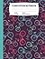 Composition Notebook: Blue and Purple vintage bicycle Pattern Wide Ruled Composition Book